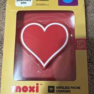 Red Wireless Phone Charger